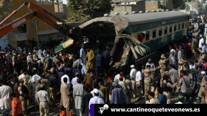 Cantineoqueteveo News - Choque trenes Pakistán