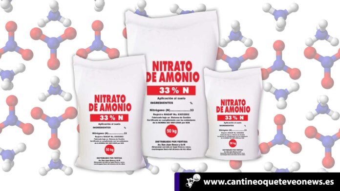 Nitrato de amonio - Cantineoqueteveonews
