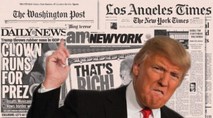 antineoqueteveonews - El presidente de los Estados Unidos ; acusó al diario The New York Times de un acto de traición.........
