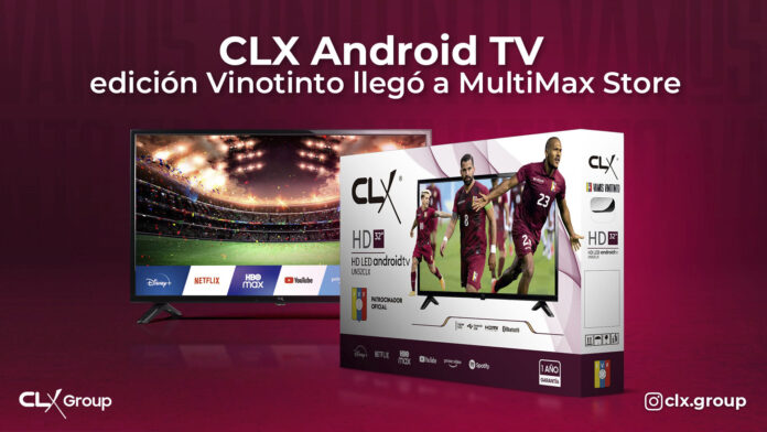 CLX Android TV Vinotinto