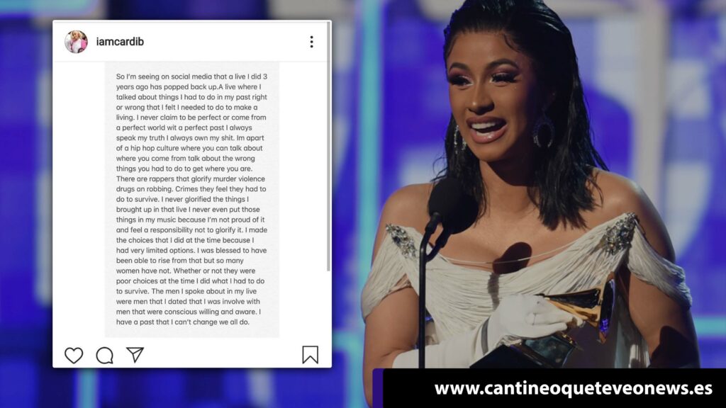 La reina del rap Cardi B - Cantineoqueteveo news