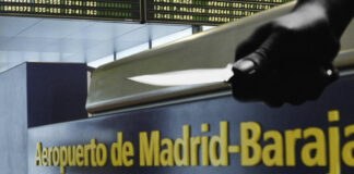 En el aeropuerto de Barajas en Madrid apuñalan a dos mujeres En el aeropuerto de Barajas- Cantineoqueteveonews