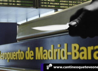 En el aeropuerto de Barajas en Madrid apuñalan a dos mujeres En el aeropuerto de Barajas- Cantineoqueteveonews