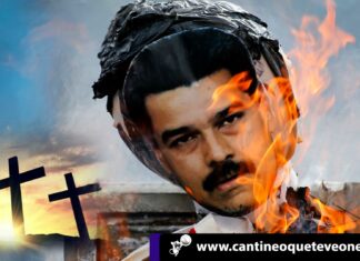 Quemaron a Maduro en esta Semana Santa en algunas ciudades de España queman a maduro en españa - cantineoqueteveonews