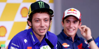 Esto le dijo Rossi a Marc Márquez en la de GP España ¡Atentos! Cantineoqueteveo - Rossi con Marc Márquez