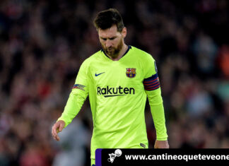 Messi desconsolado tras la derrota del Barcelona frente al Liverpool Messi - Cantineoqueteveo News