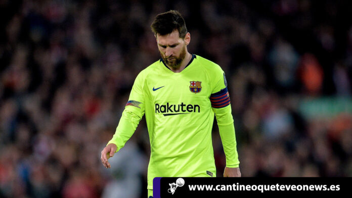 Messi desconsolado trs la derrota del Barcelona frente al Liverpool Messi - Cantineoqueteveo News