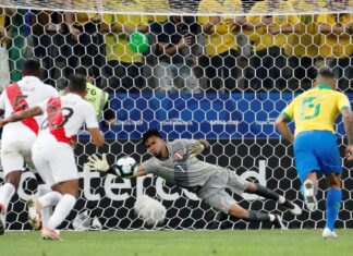 Perú en las cuerdas tras recibir puñetazo de Brasil quedando 5-0 Brasil convenció - cantineoqueteveo
