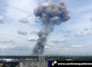 Explosión en una planta de munición en Rusia y deja varios heridos Explosión en una planta de munición-Cantineoqueteveonews