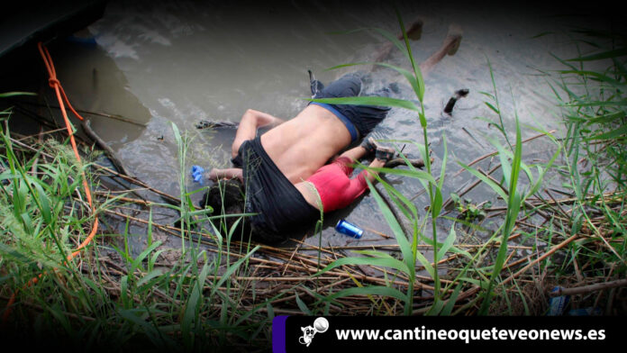 Padre e hija mueren ahogados al cruzar el Río Bravo ambos de El Salvador padre e hija-Cantineoqueteveonews