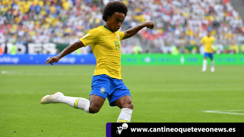 Willian bautizado y tomára el puesto de Neymar en Brasil 2