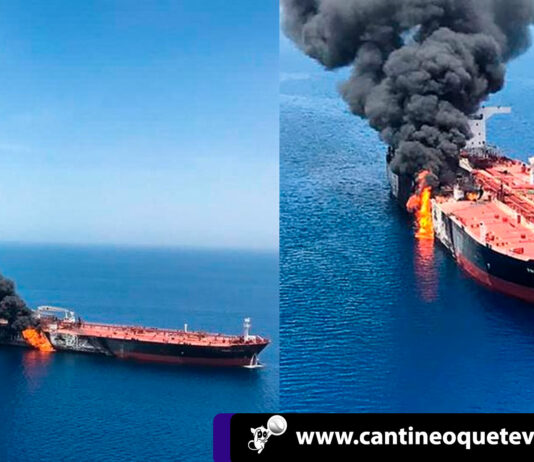 Ataque a petroleros en el Golfo de Omán ¡tensión entre EEUU e Irán! Ataque a petroleros -cantineoqueteveonews