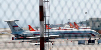 Avión de fuerza aérea rusa aterrizó el lunes en el aeropuerto de Venezuela Avión-de-fuerza-aérea-Cantineoqueteveonews