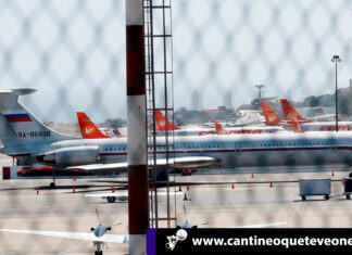 Avión de fuerza aérea rusa aterrizó el lunes en el aeropuerto de Venezuela Avión-de-fuerza-aérea-Cantineoqueteveonews