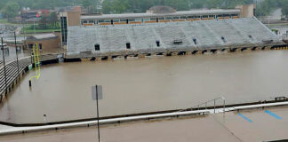 Lluvias en Michigan inundó el Waldo Stadium de Western University Lluvias-en-Michigan-Cantineioqueteveonews
