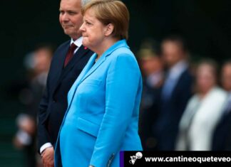 La canciller alemana Angela Merkel tembló por tercera vez en acto publico Cantineoqueteveo News - Angela-Merkel tiembla tercer acto