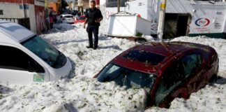 Granizada en México deja sus calles cubierta con capas de hielo Cantineoqueteveo News - granizada en mexico
