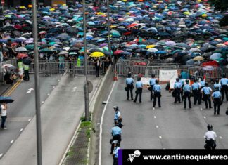 Séptimo día de protestas y manifestaciones en las calles de Hong Kong Cantineoqueteveo News - Protestas en Hong Kong