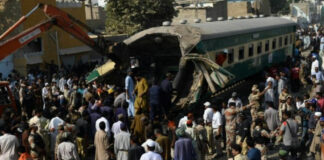 Choque de trenes en Pakistán deja 11 personas muertas y 67 heridos Cantineoqueteveo News - Choque trenes Pakistán