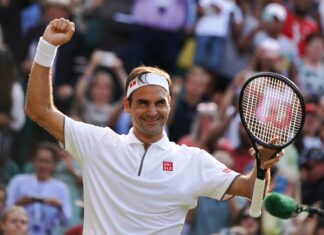 Roger Federer llegó a 100 victorias . cantineo que te veo