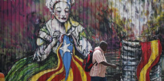 ¡Por la seguridad y por los turistas! Artistas urbanos se van a Barcelona artistas urbanos - barcelona