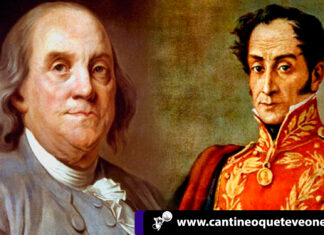 Benjamín Franklin y Simón Bolívar - Cantineoqueteveonews