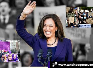 Antirracistas y feministas tocan la puerta de la Casa Blanca con Kamala Harris Antirracistas y feministas Kamala - Cantineoqueteveonews