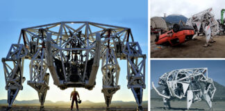 Prosthesis, el exoesqueleto que destroza coches de cuatro patas el exoesqueleto - Cantineoqueteveonews