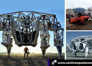 Prosthesis, el exoesqueleto que destroza coches de cuatro patas el exoesqueleto - Cantineoqueteveonews