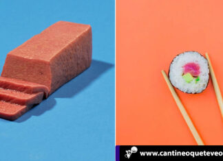 Un paso más del mercado vegano: Atún falso para sushi falso atún falso - Cantineoqueteveonews