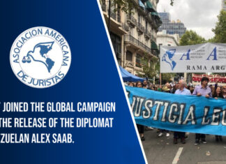 Asociación Americana de Juristas firma a favor del Enviado Especial Alex Saab enviado especial Alex Saab