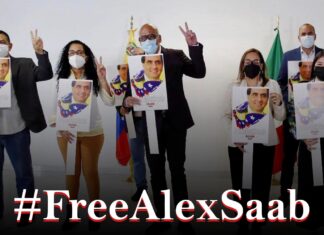 Mensaje “Free Alex Saab” es presentado por Delegación del Gobierno venezolano en México Jorge Rodríguez México Alex Saab