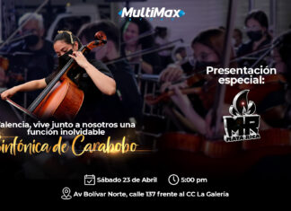 Orquesta sinfónica de Carabobo en Multimax Valencia
