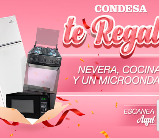 Condesa te regala: Una Nevera, Una Cocina y Un Microondas Mamá Merece Condesa
