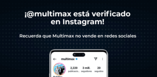 ¡@multimax está verificado en Instagram! Recuerda que Multimax no vende en redes sociales Multimax verificado en Instagram