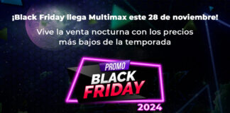 ¡Black Friday llega Multimax este 28 de noviembre! Vive la venta nocturna con los precios más bajos de la temporada Black Friday 2024 en Multimax